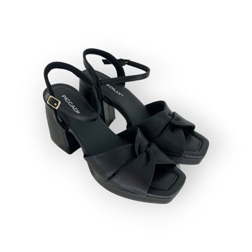 Sandalia Piccadilly Eloisa Faja Trenzada Negro