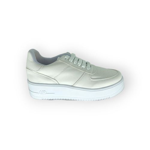 Zapatilla Outlet Acordonada Blanco