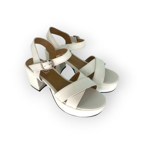 Sandalia Antolina Plataforma Blanco