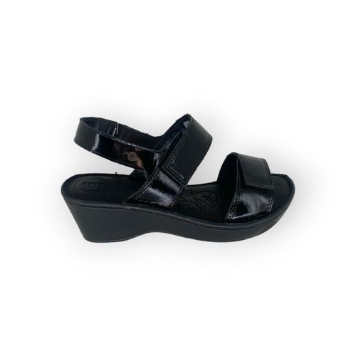 Sandalia Stitching Olive Negro