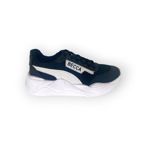 Zapatilla Outlet Becca Negro Blanco