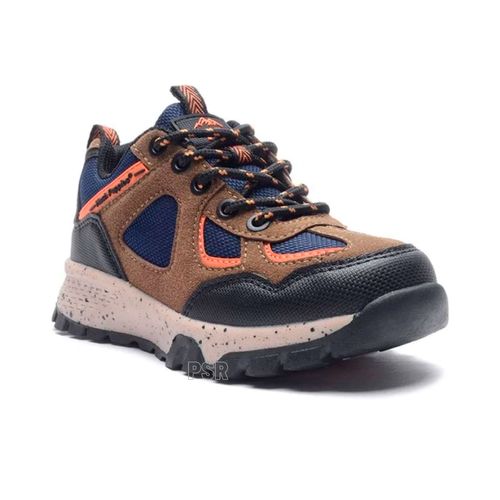 Zapatilla Hush Puppies Glens Acordonada Trekking Azul