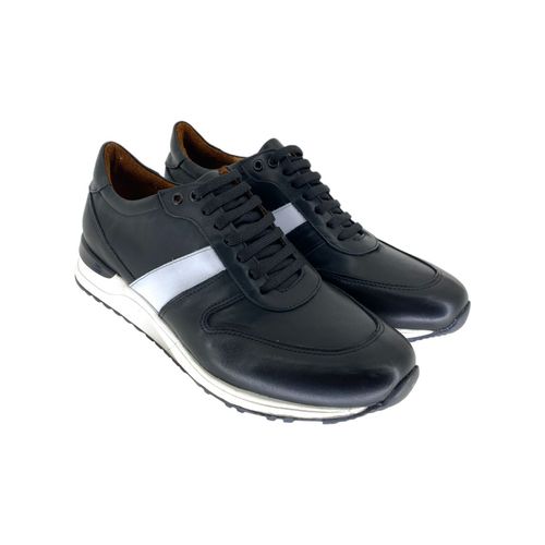 Zapatilla Franco Pasotti Salvi Acordonada Negro Blanco
