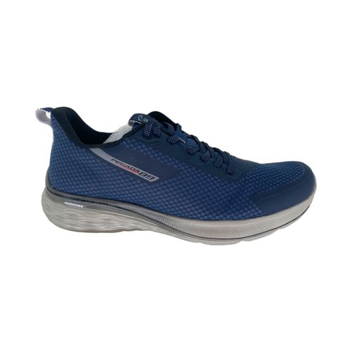 Zapatilla Pegada Acordonada Azul