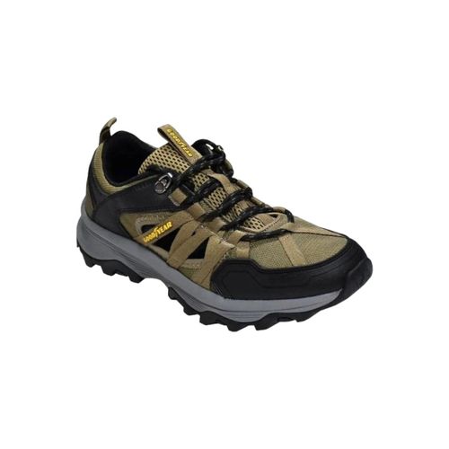 Zapatilla Goodyear Calada Marron Negro