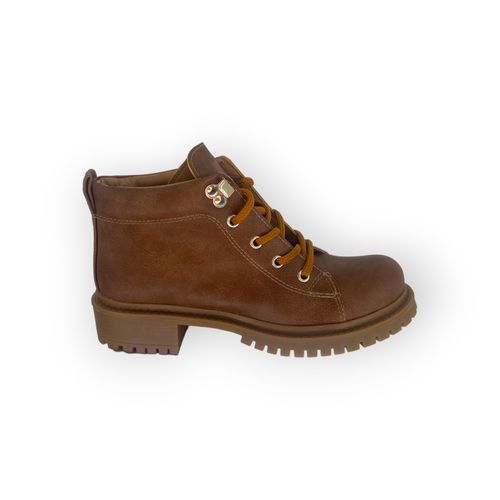 Borcego Kate Kuba Barched Acordonado Chocolate