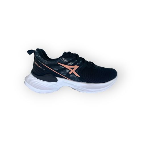 Zapatilla Athix Block Negro Rosa