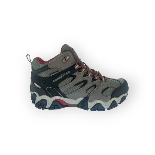 Borcego GoodYear Trekking Negro Fucsia