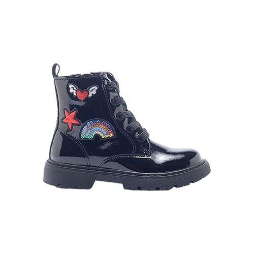 Borcego Kickers Fashionist Charol Negro Emoji