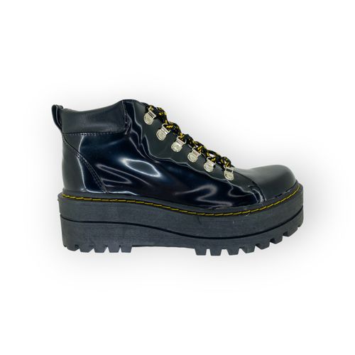 Borcego Lemon Pie Fiona Tira Charol Negro