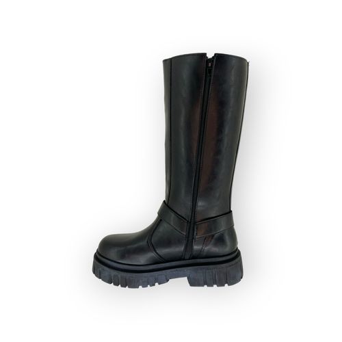 Bota Outlet Hebilla Negro