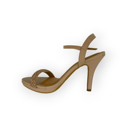 Sandalia Vizzano Faja Glitter Beige