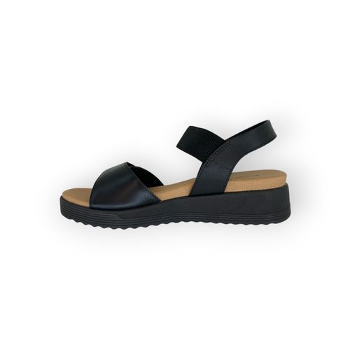 Sandalia Usaflex Abrojo Negro