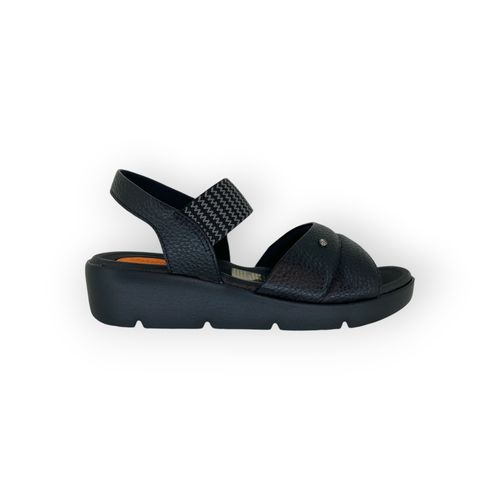 Sandalia Usaflex Elastizada Negro
