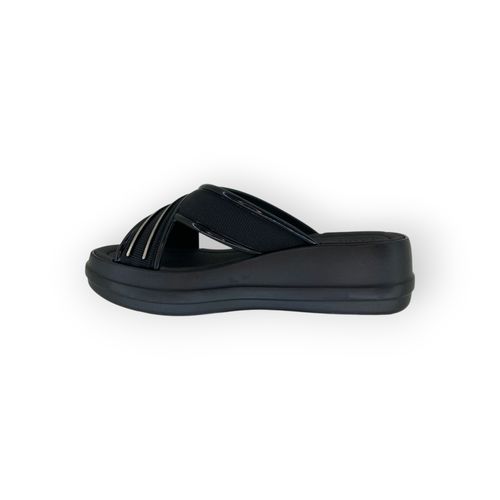 Zueco Azaleia Faja Cruzada Negro