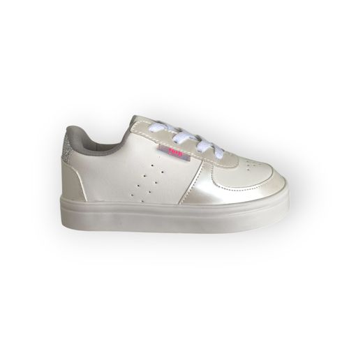 Zapatilla Ferli Blanco Plata