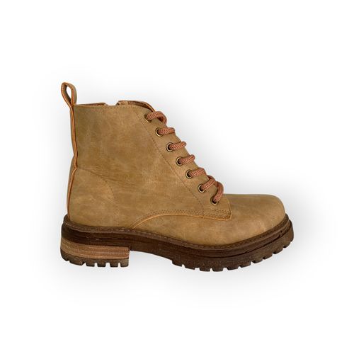 Borcego Outlet Acordonado Beige