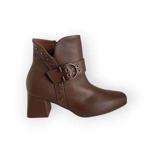 Botineta Piccadilly Tachas Madera