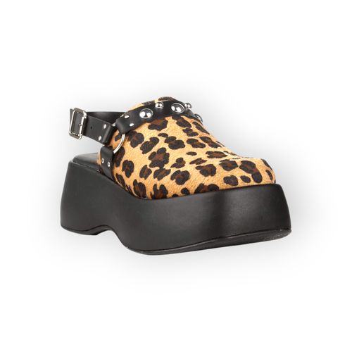 Zueco Citadina Cerrado Animal Print